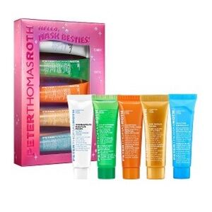 ⚫️ Peter Thomas Roth Hello Mask Besties 5-Piece Mask Set New In Box